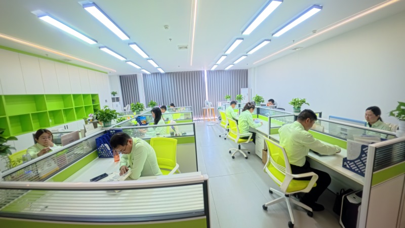 Production line at a handheld ultrasound manufacturer facility
